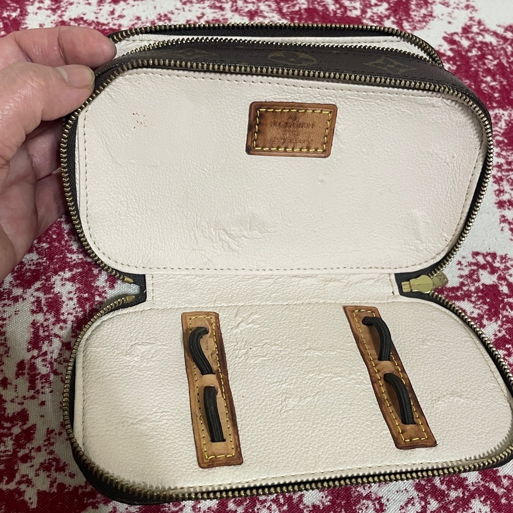 Louis Vuitton Brown Monogram Cosmetic Bag - Picture 10 of 13